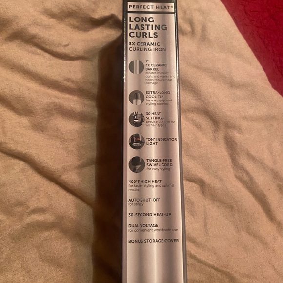 Revlon Perfect Heat ceramic curling iron NEW - Picture 6 of 9